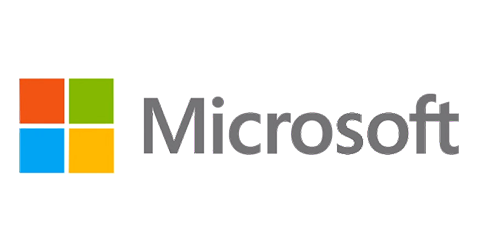 A picture of the microsoft logo.